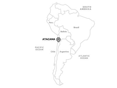 Map explore atacama desert