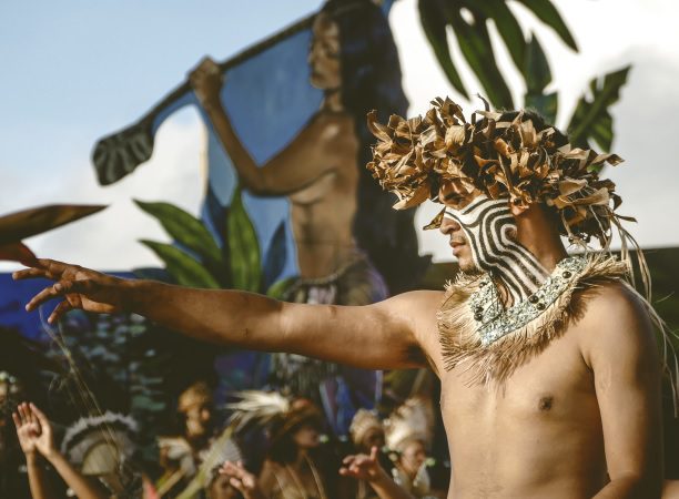 Takona Rapa Nui  Peinture corporelle de l'île de Pâques