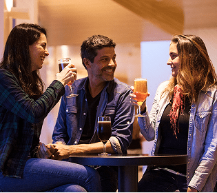 People enjoying in the bar