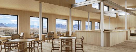 Lodge in El Calafate, in the heart of Argentine Patagonia.