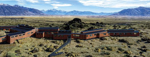 Lodge in El Calafate, in the heart of Argentine Patagonia.