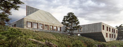 Lodge in Torres del Paine Conservation Reserve