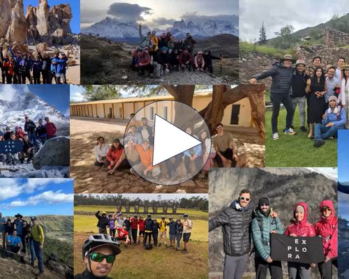 Muchas personas en foto de exploraciones