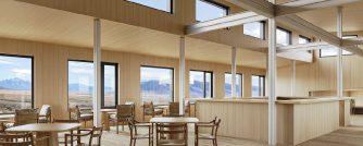 Lodge in El Calafate, in the heart of Argentine Patagonia.