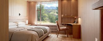 Room with incredible views in Torres del Paine Conservation Reserve Lodge