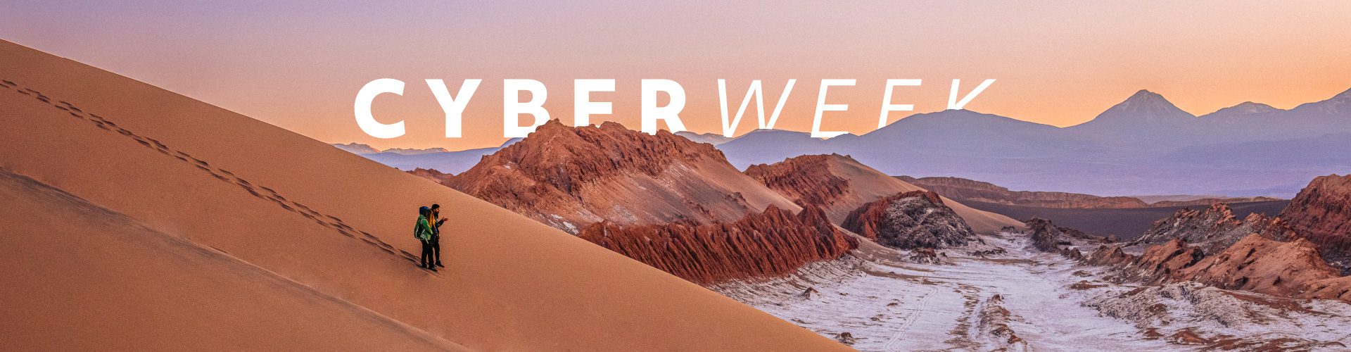 Cyber week sale on Explora Atacama.