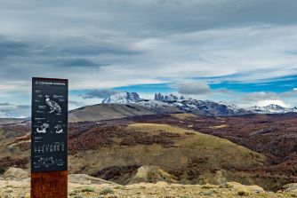 Signposted trails in Patagonia, Torres del Paine