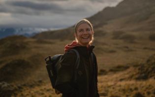 Solo Traveler woman smiling