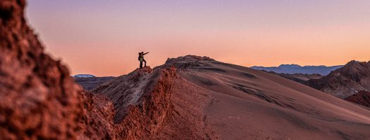 Moon Valley in Atacama Desert.