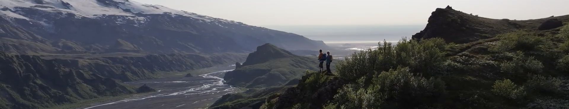 Two explorers in Iceland Expedition