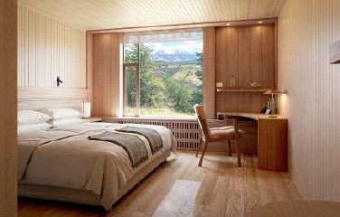 Room with incredible views in Torres del Paine Conservation Reserve Lodge