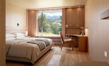 Room with incredible views in Torres del Paine Conservation Reserve Lodge